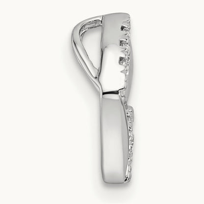 Square Chain Slide, 0.05 ct tw Lab-Grown Diamond