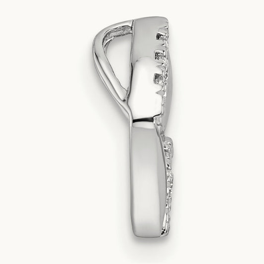 Square Chain Slide, 0.05 ct tw Lab-Grown Diamond