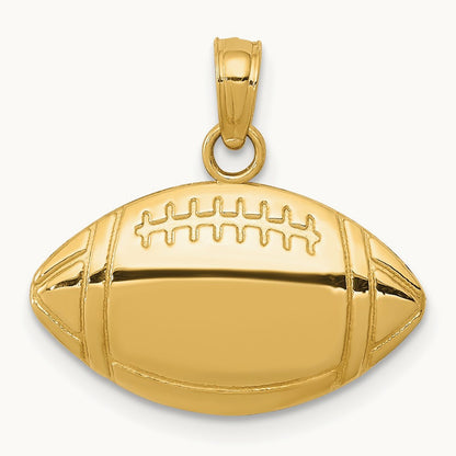 Football Charm, 14K