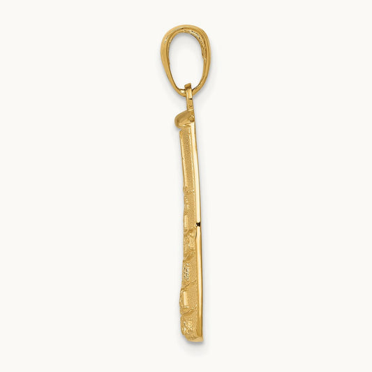 Southern Most Point USA KEY WEST Pendant, 14K