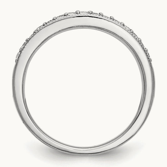 Diamond Band, 14K White Gold