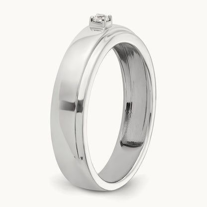 Diamond Mens Complete Wedding Band — photo set
