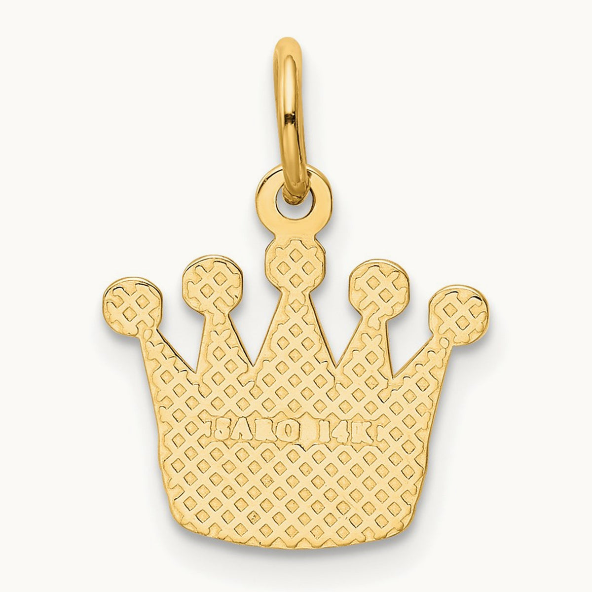 Kings Crown Charm, 14K