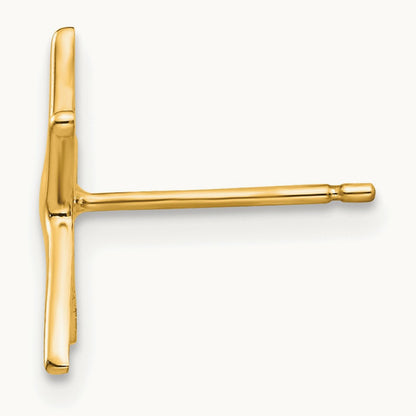 Single 14k Starfish Post Earring