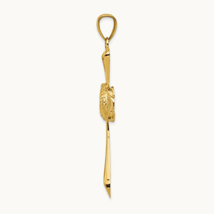 Celtic Cross Pendant, 14K