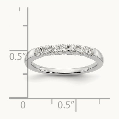 7-Stone Diamond Band — 14K Yellow Gold, 0.245 ct, 7