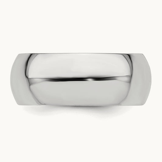 Rhodium-plated Comfort Fit Band — photo set