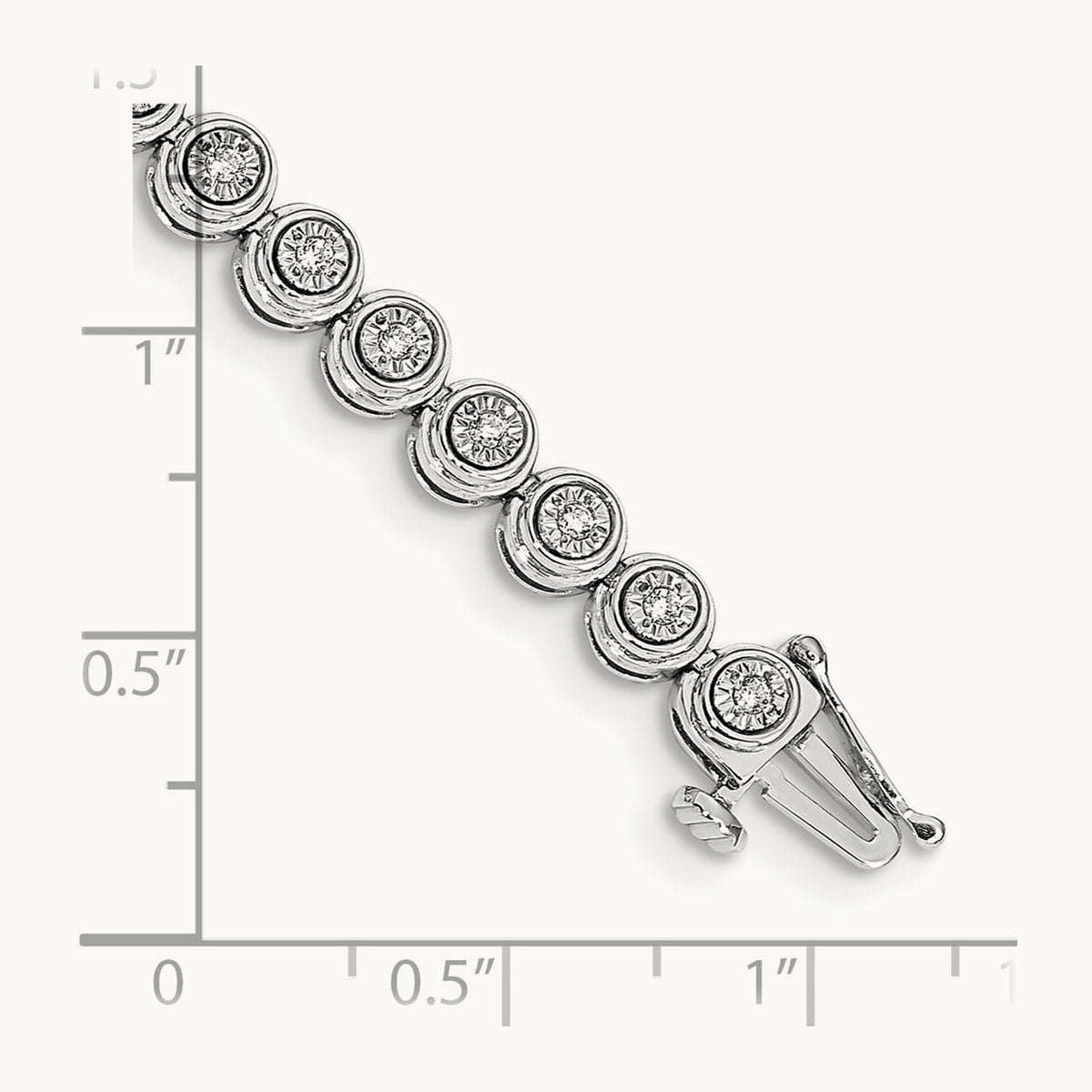 Circle Link Bracelet, 0.50 ct tw Lab-Grown Diamond