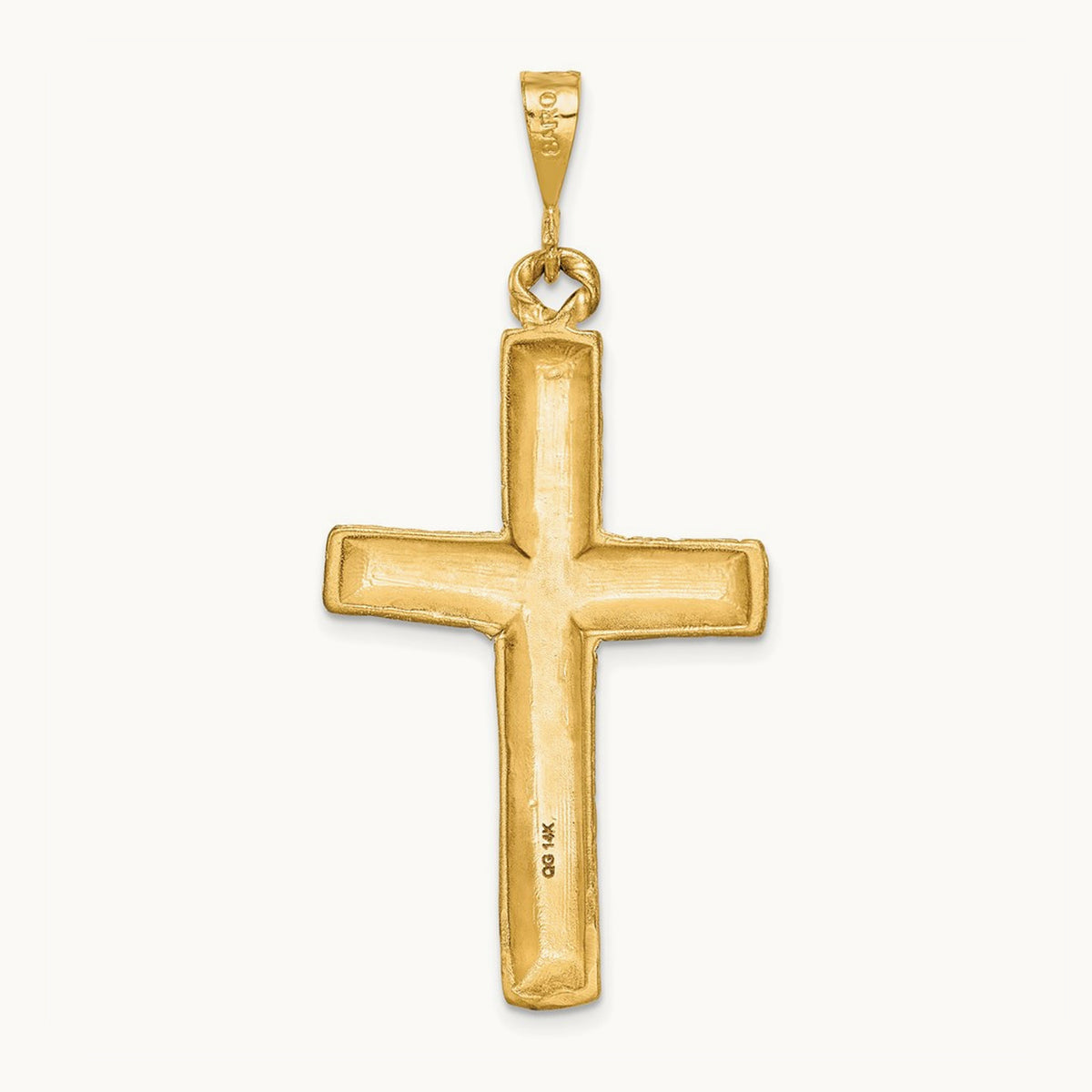 Diamond-cut Cross Charm — photo set