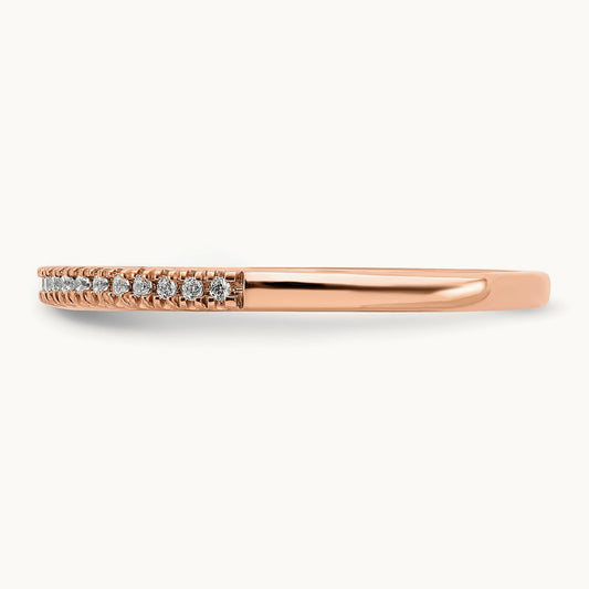Petite Pavé Wedding Band — VS/SI (Great), 7
