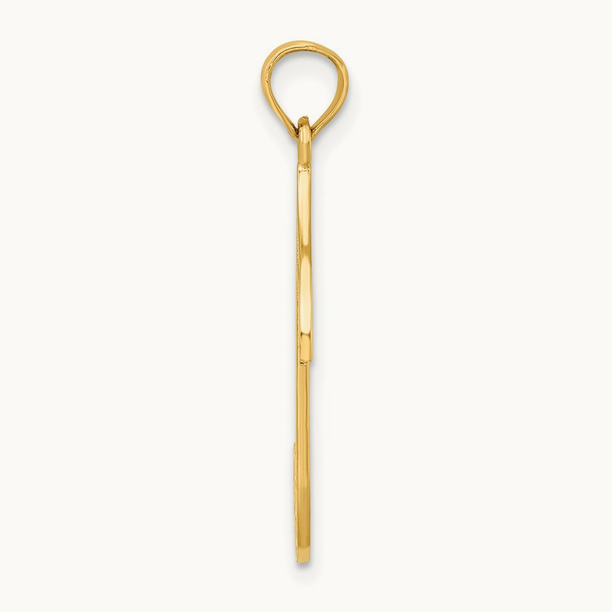 Music Note Charm, 14K