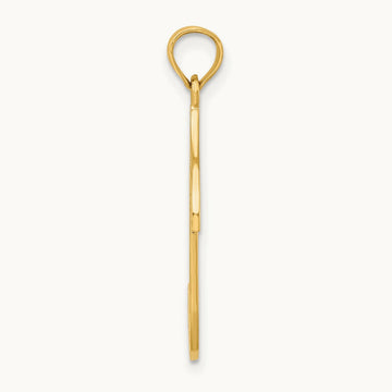 Music Note Charm, 14K