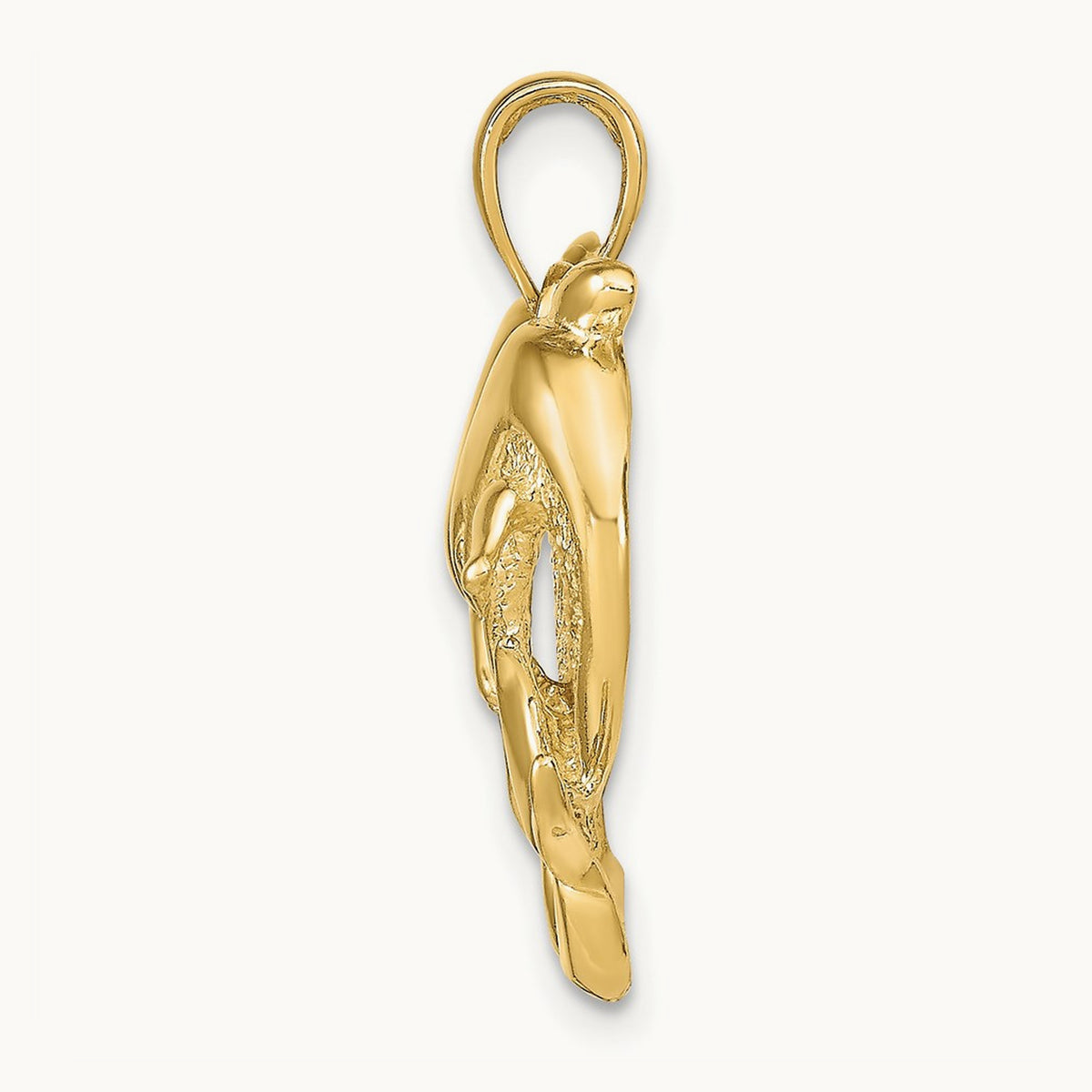 Dolphins Pendant, 14K