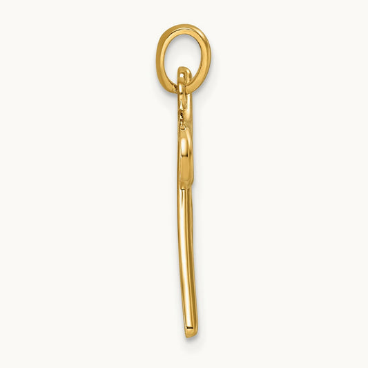 Fancy Letter Z, 14K Yellow Gold