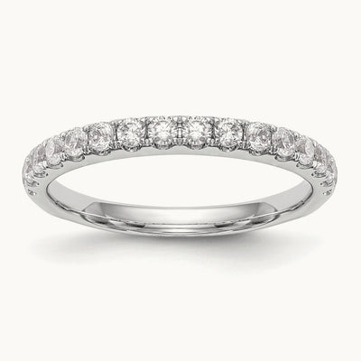 Diamond Wedding Band, 14K White Gold