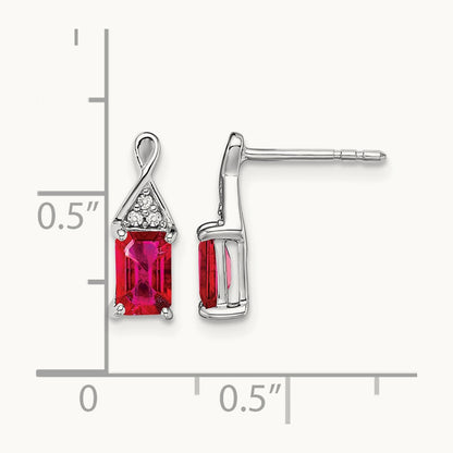 Ruby and Diamond Earrings — photo set