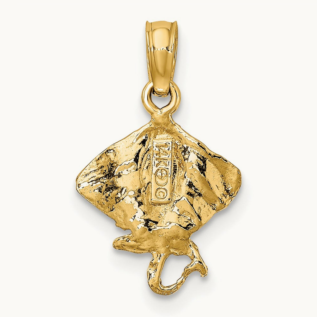 Stingray Charm, 14K