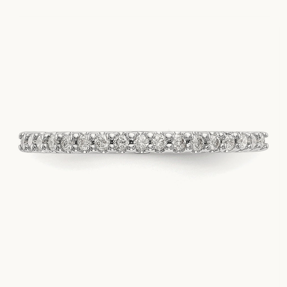 Diamond Wedding Band, 14K White Gold