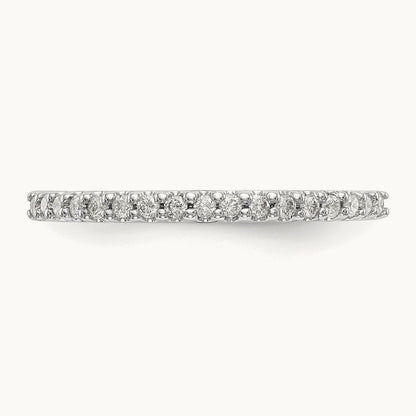 Diamond Wedding Band, 14K White Gold