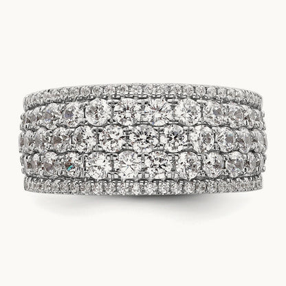 Complete Diamond Band, 14K White Gold