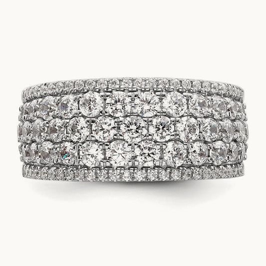 Complete Diamond Band, 14K White Gold