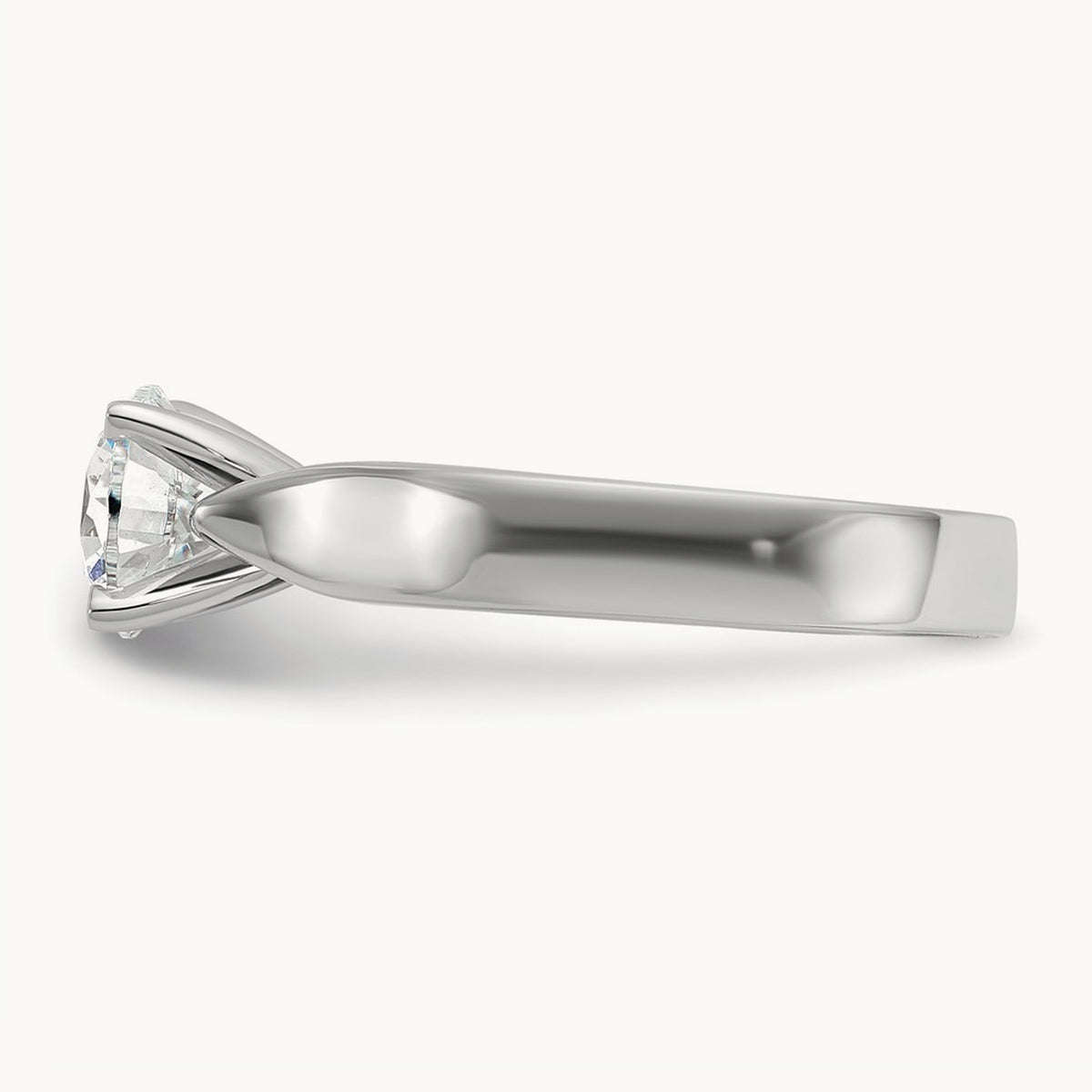 Peg Set Solitaire Engagement Ring Mounting