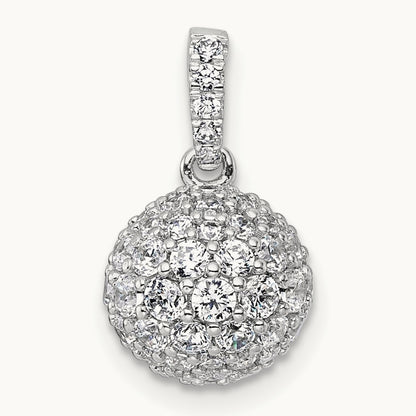 Sphere Pendant, 1.50-4.50 ct tw Lab-Grown Diamond
