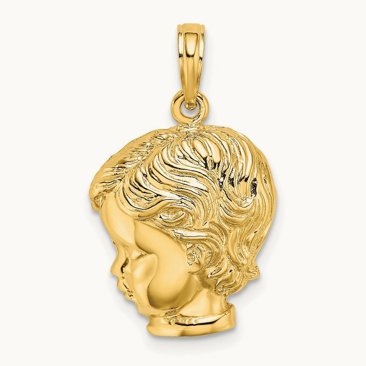 Boy Head Charm — 22.05mm