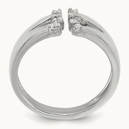 Fashion Ring, 0.20 ct tw Lab-Grown Diamond — 14K White Gold