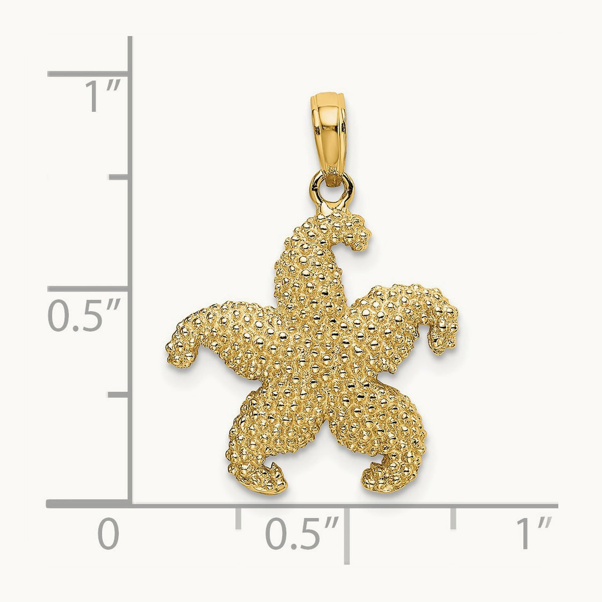 Starfish Charm, 14K