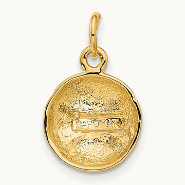 Baseball Charm, 14K