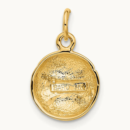 Baseball Charm, 14K