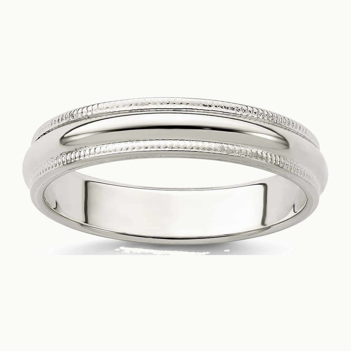 Half Round Milgrain Band — photo set