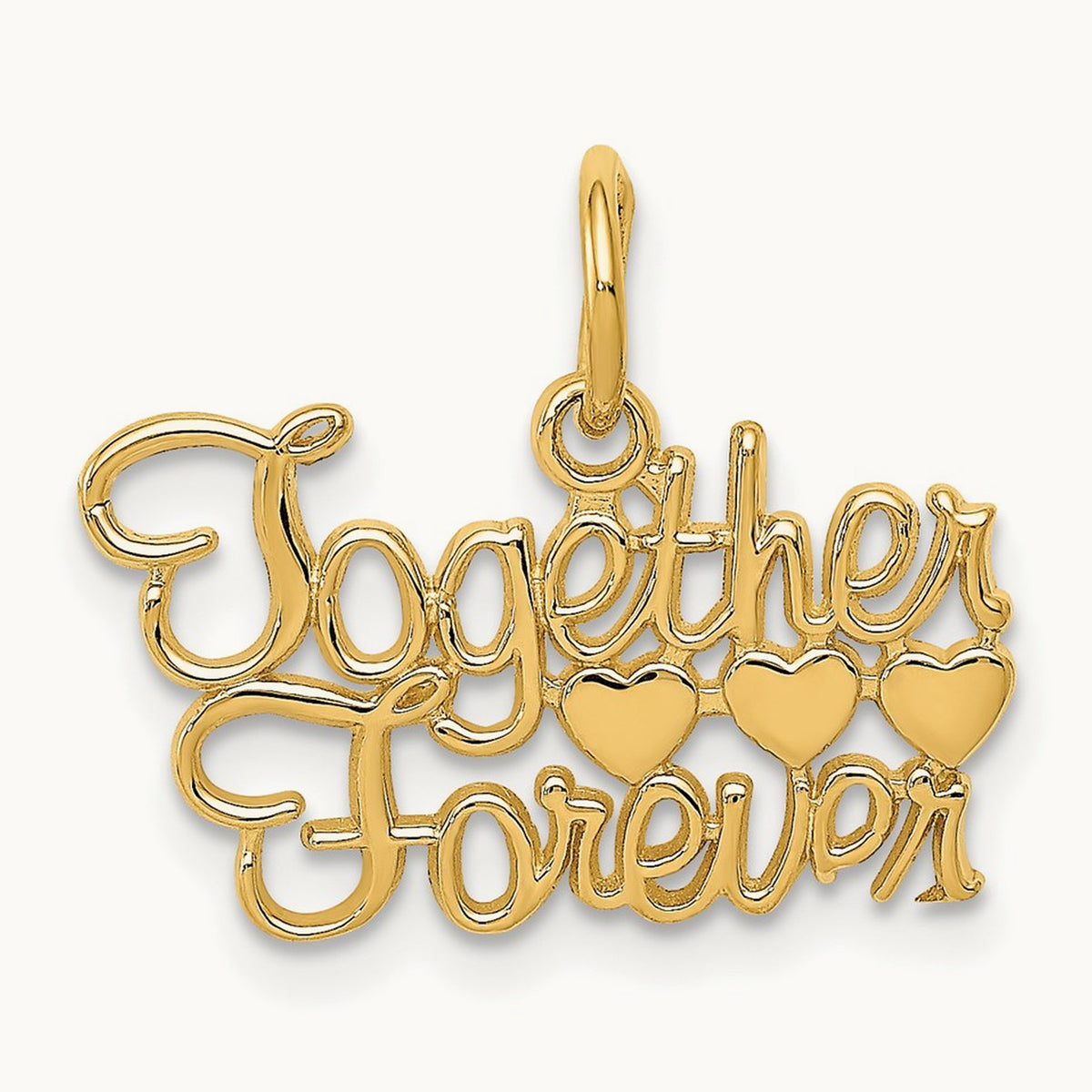 TOGETHER FOREVER Charm, 14K