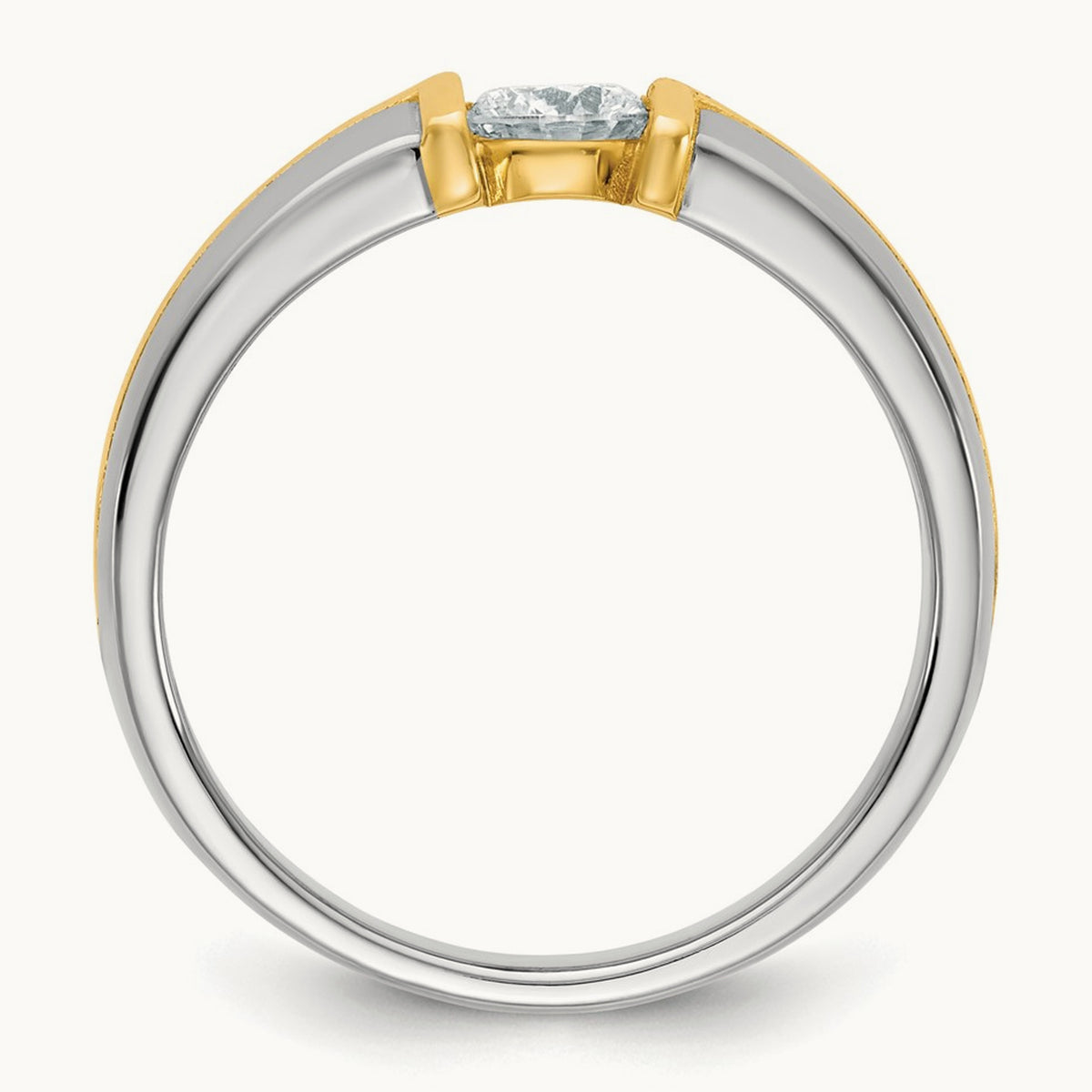 Men's Wedding Band, 0.50 ct tw Lab-Grown Diamond