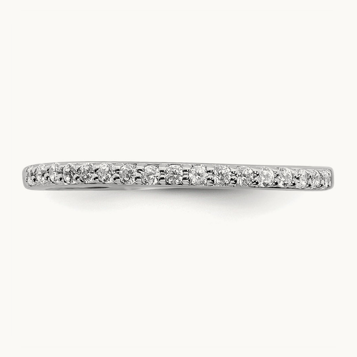 Diamond Band, 14K White Gold