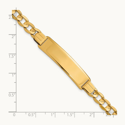 Curb Link ID Bracelet, 14K