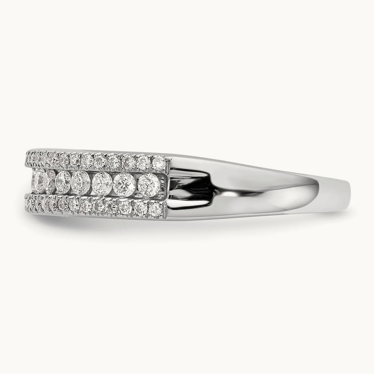 Diamond Band, 14K White Gold