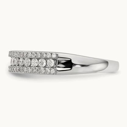 Diamond Band, 14K White Gold