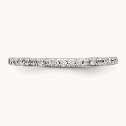 Diamond Band, 14K White Gold