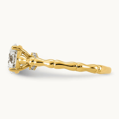 Round Center Ring, 1 5/8-3 1/6 ct Lab-Grown Diamond