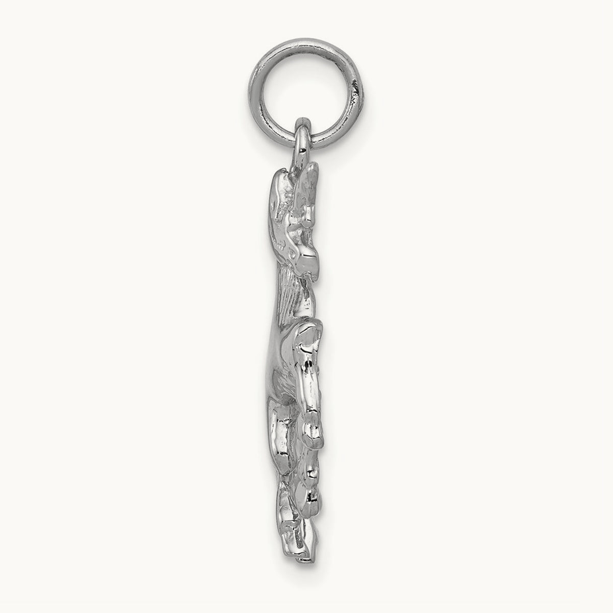 Unicorn Charm, 14K White Gold