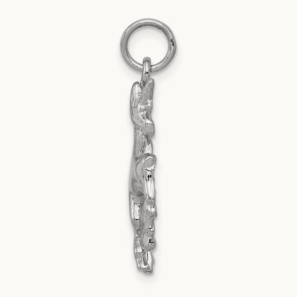 Unicorn Charm, 14K White Gold