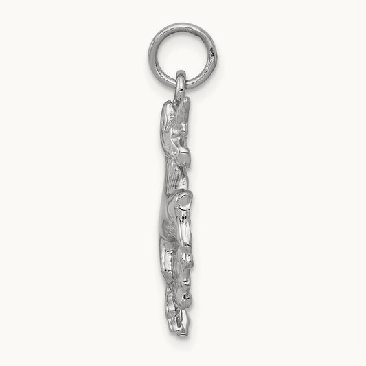 Unicorn Charm, 14K White Gold