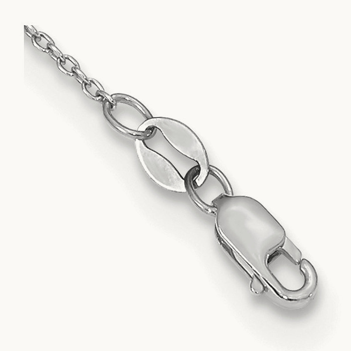 16 Station Necklace, 0.50 ct tw Lab-Grown Diamond — 14K White Gold