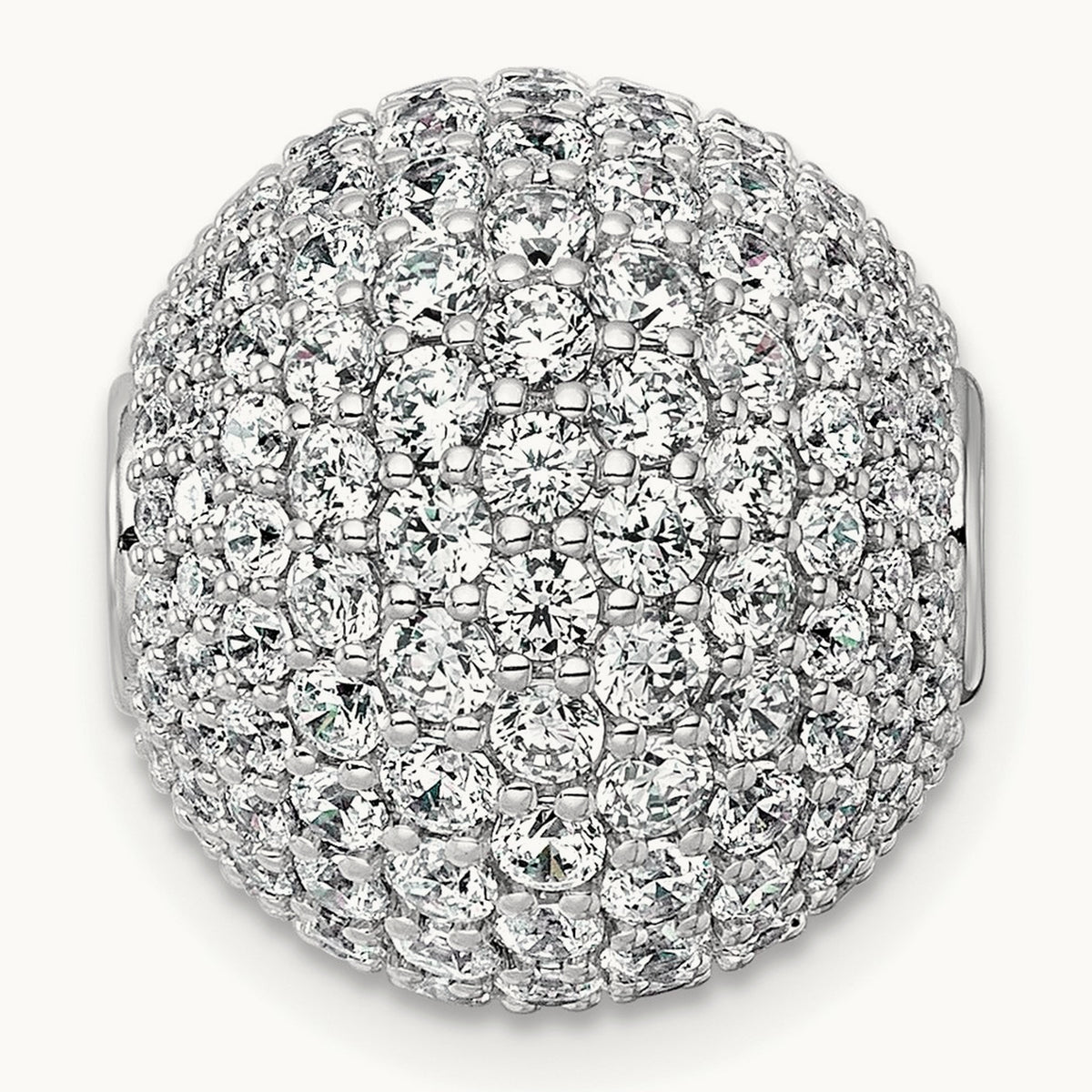 Sphere Slide Pendant, 4.25 ct tw Lab-Grown Diamond