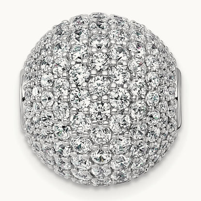 Sphere Slide Pendant, 4.25 ct tw Lab-Grown Diamond