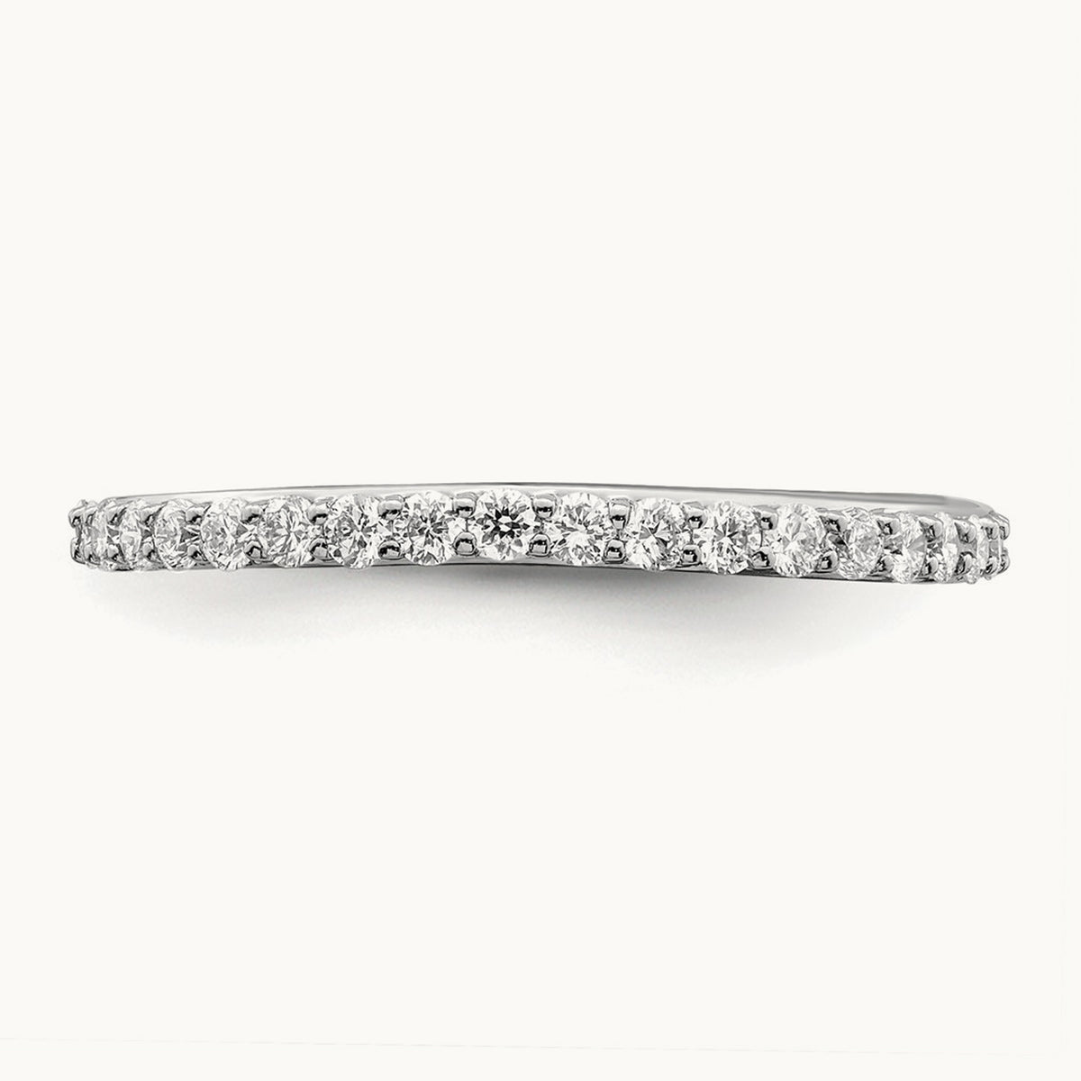 Diamond Band, 14K White Gold