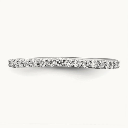 Diamond Band, 14K White Gold
