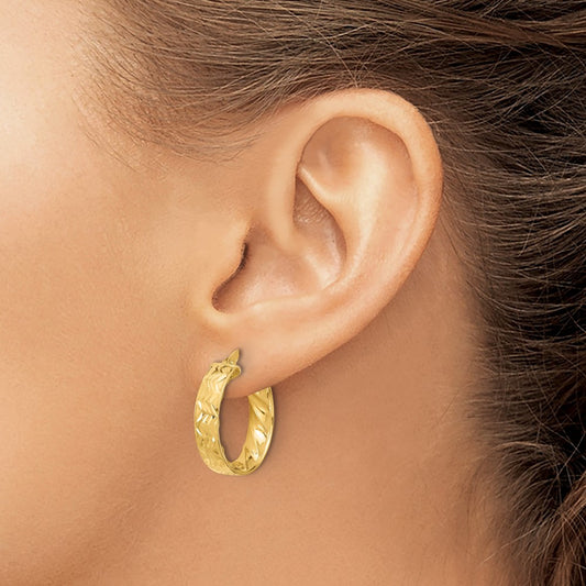 Polished and D/C Hoop Earrings — Leslie's — photo set
